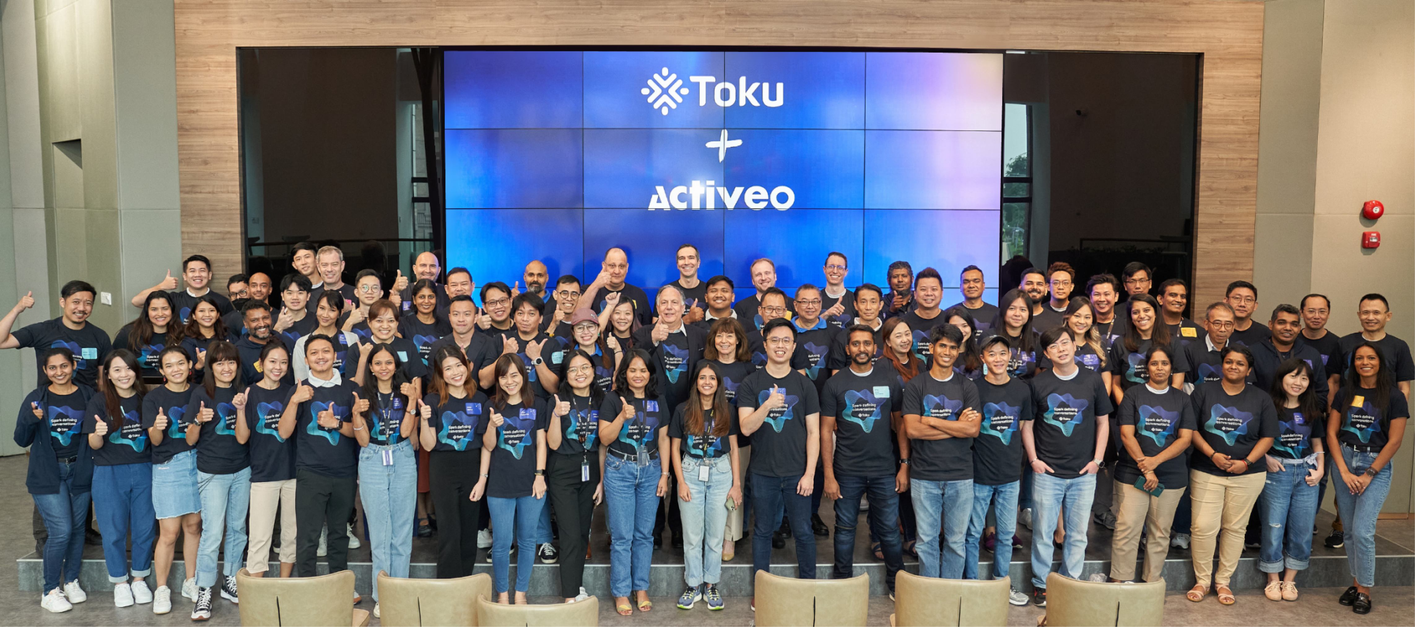 press release toku acquires activeo singapore all team together